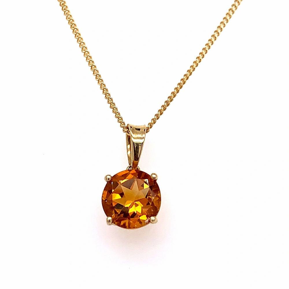 LIGHT & HAPPINESS CITRINE NECKLACE – By Helen P